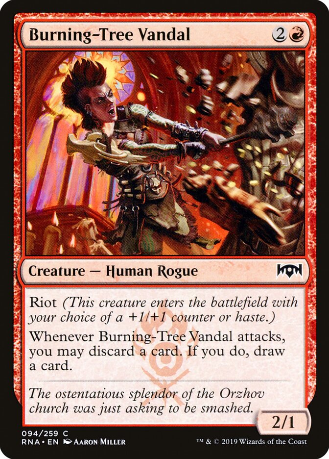 Burning-Tree Vandal, Ravnica Allegiance · 094/259