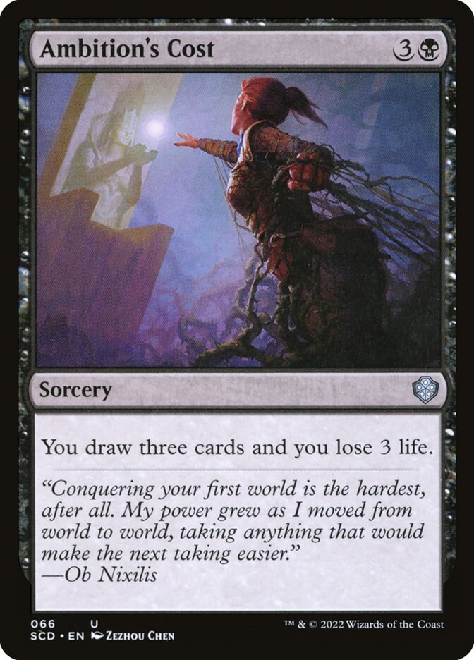 Ambition's Cost, Starter Commander Decks · 066