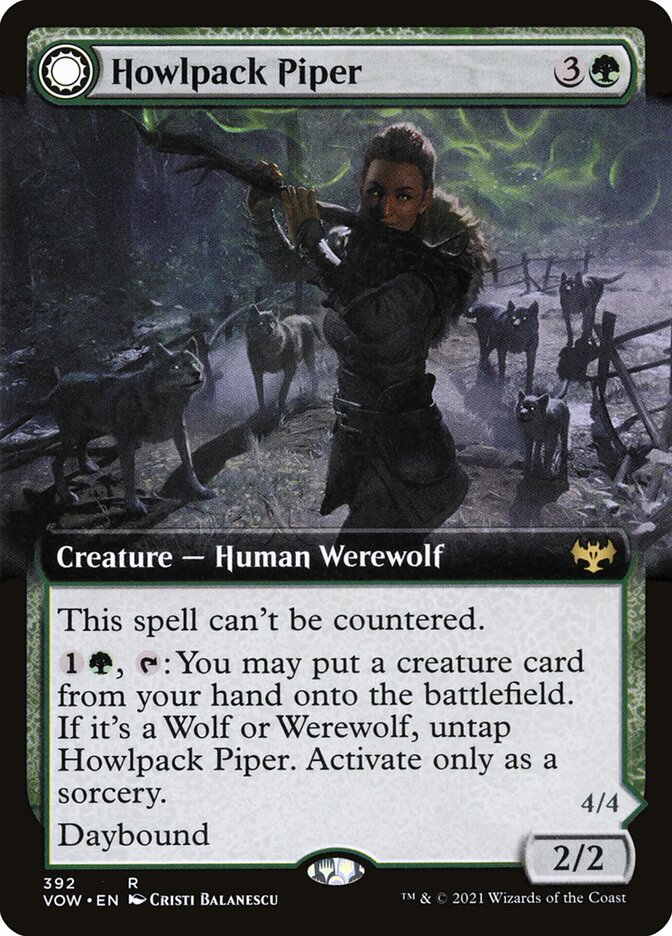 Howlpack Piper // Wildsong Howler, Innistrad: Crimson Vow · 392