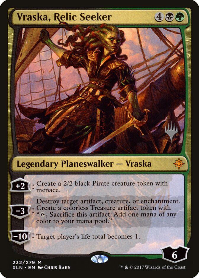 Vraska, Relic Seeker, Ixalan Promos · 232/279