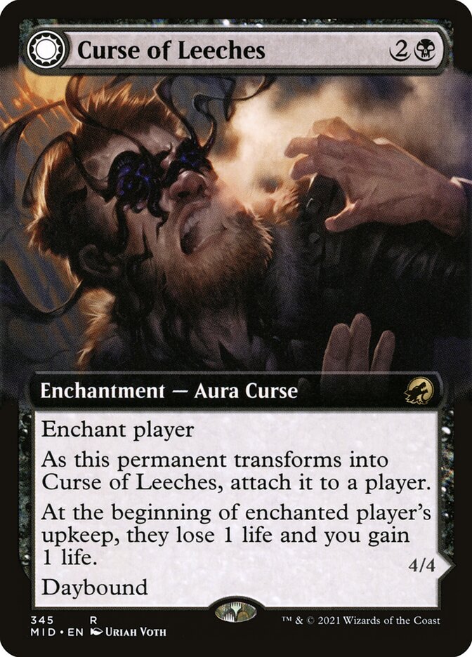 Curse of Leeches // Leeching Lurker, Innistrad: Midnight Hunt · 345