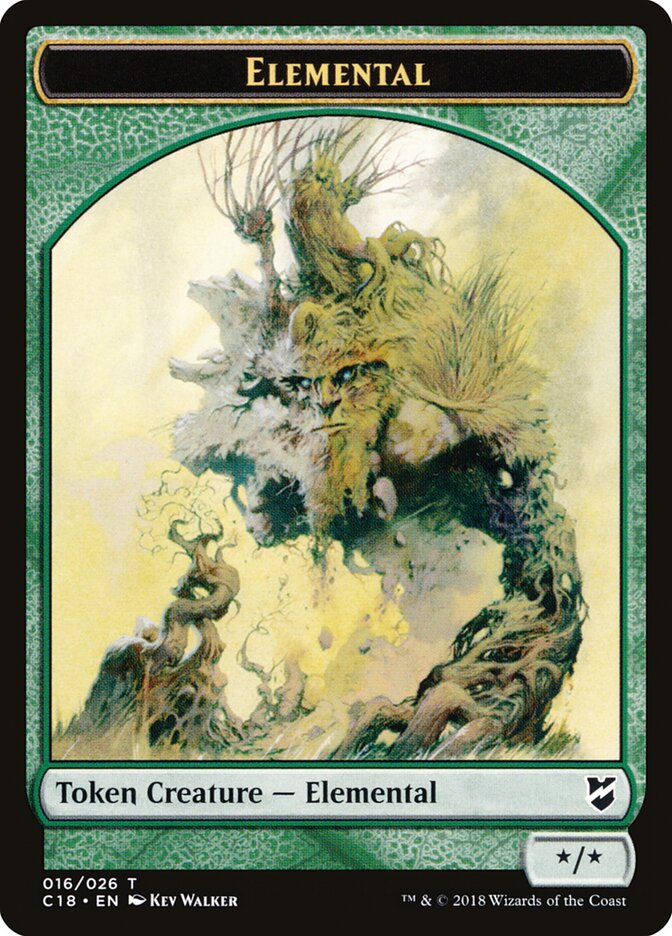 Elemental, Commander 2018 Tokens · 016