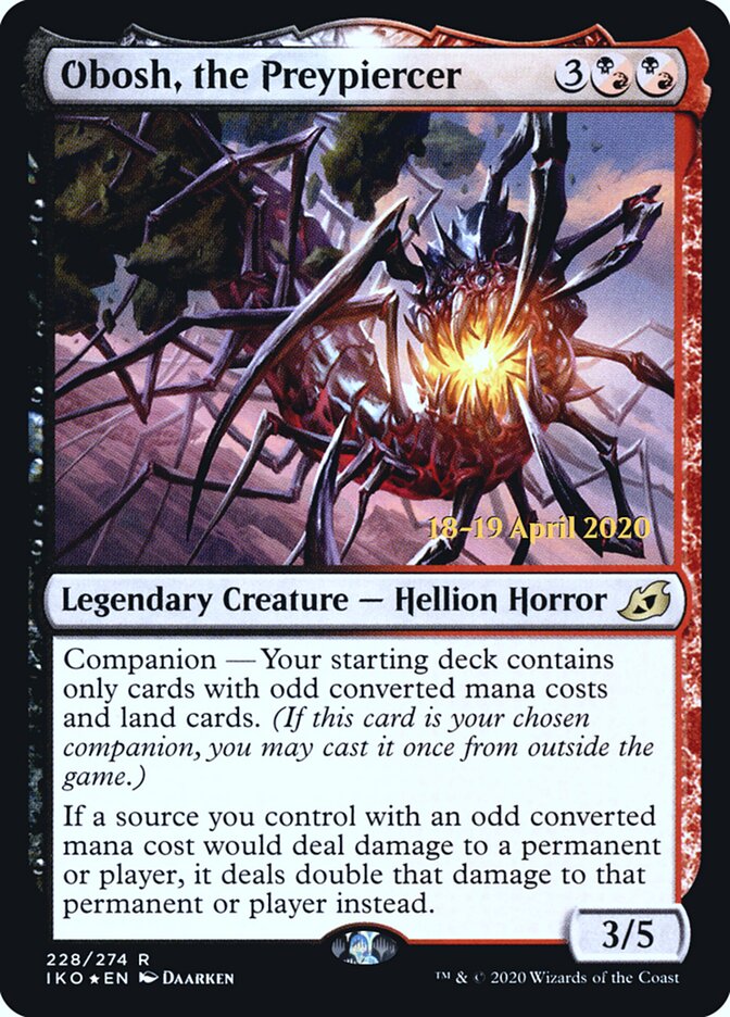 Obosh, the Preypiercer, Ikoria: Lair of Behemoths Promos · 228/274