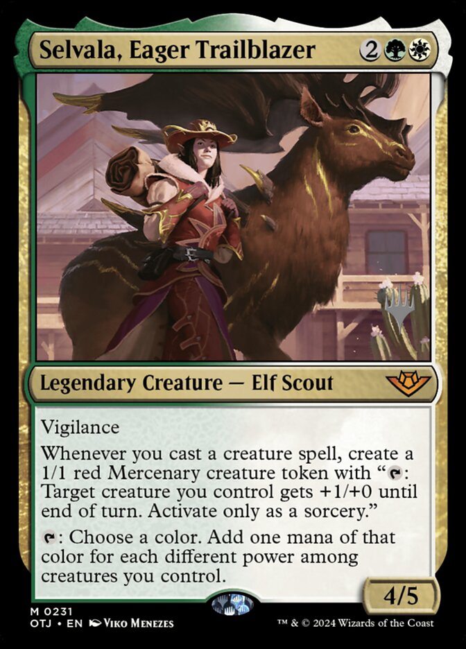 Selvala, Eager Trailblazer, Outlaws of Thunder Junction Promos · 0231