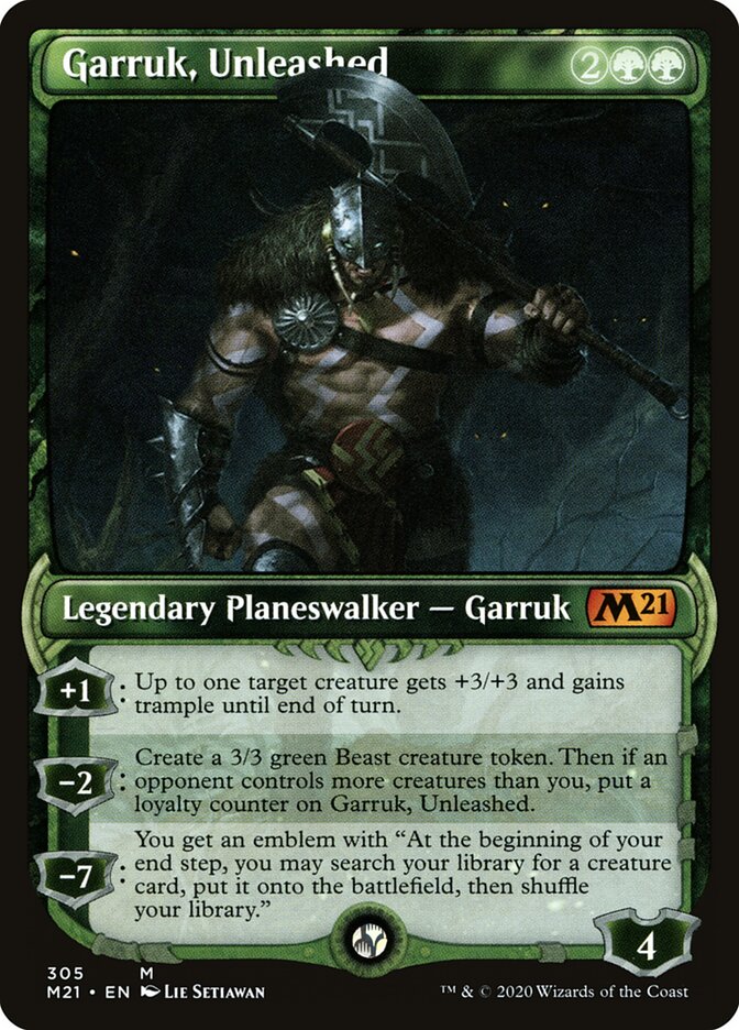 Garruk, Unleashed, Core Set 2021 · 305
