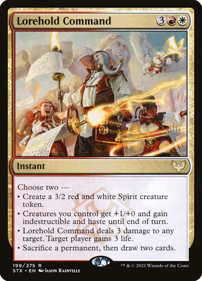 Lorehold Command, Strixhaven: School of Mages Promos · 199/275