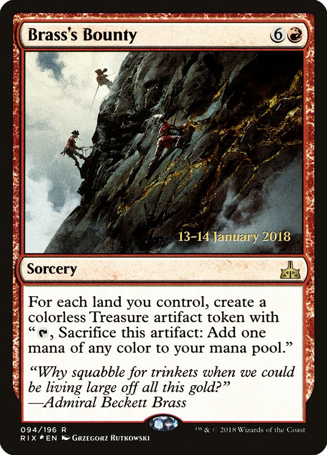 Brass's Bounty, Rivals of Ixalan Promos · 094/196