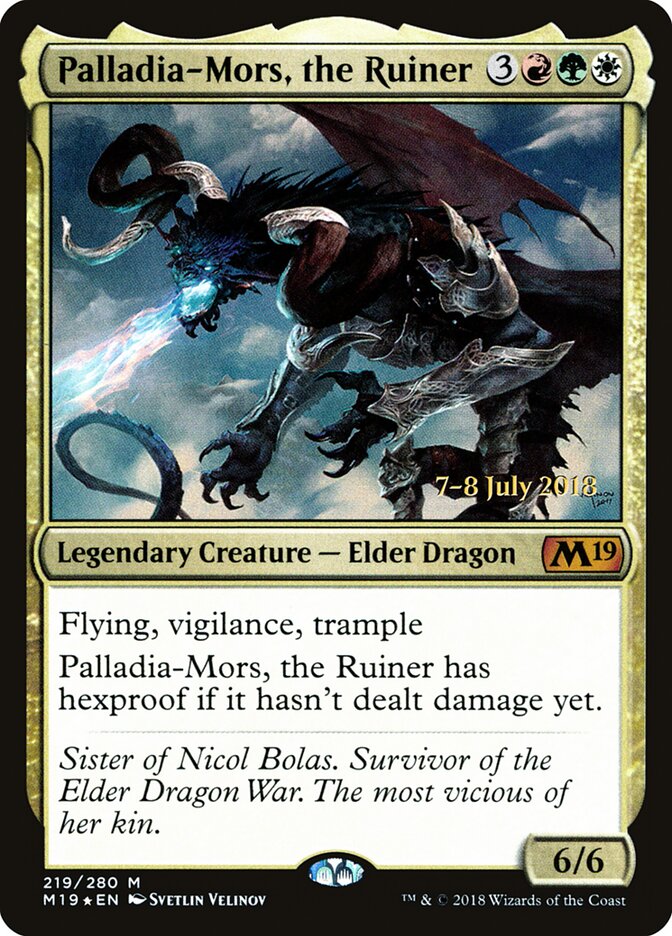 Palladia-Mors, the Ruiner, Core Set 2019 Promos · 219/280