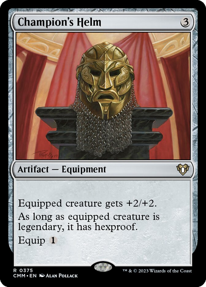Champion's Helm, Commander Masters · 0375