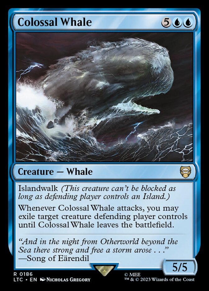 Colossal Whale, Tales of Middle-earth Commander · 0186