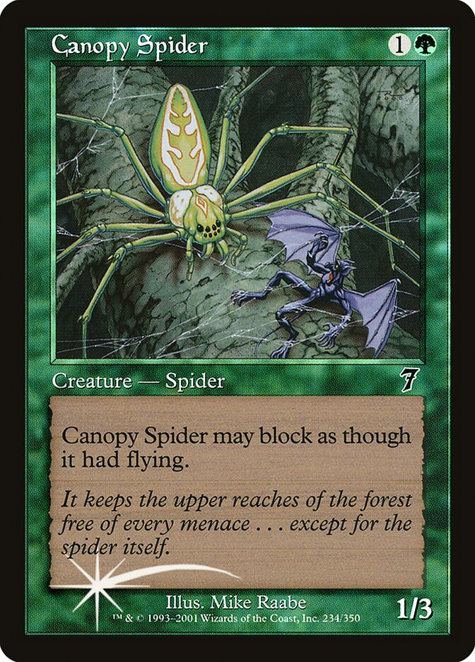 Canopy Spider, Seventh Edition · 234-star