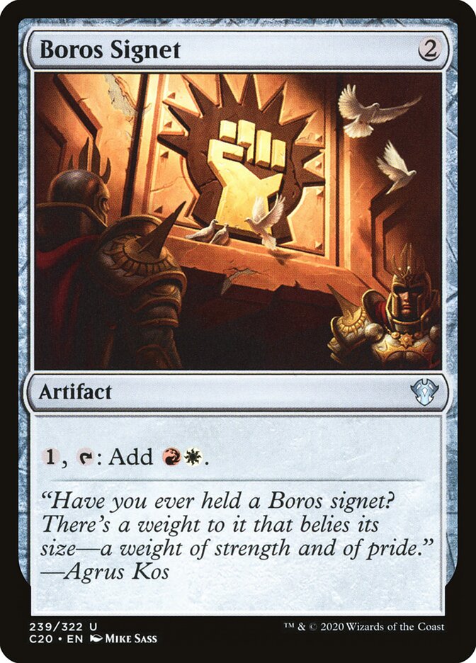Boros Signet, Commander 2020 · 239/322