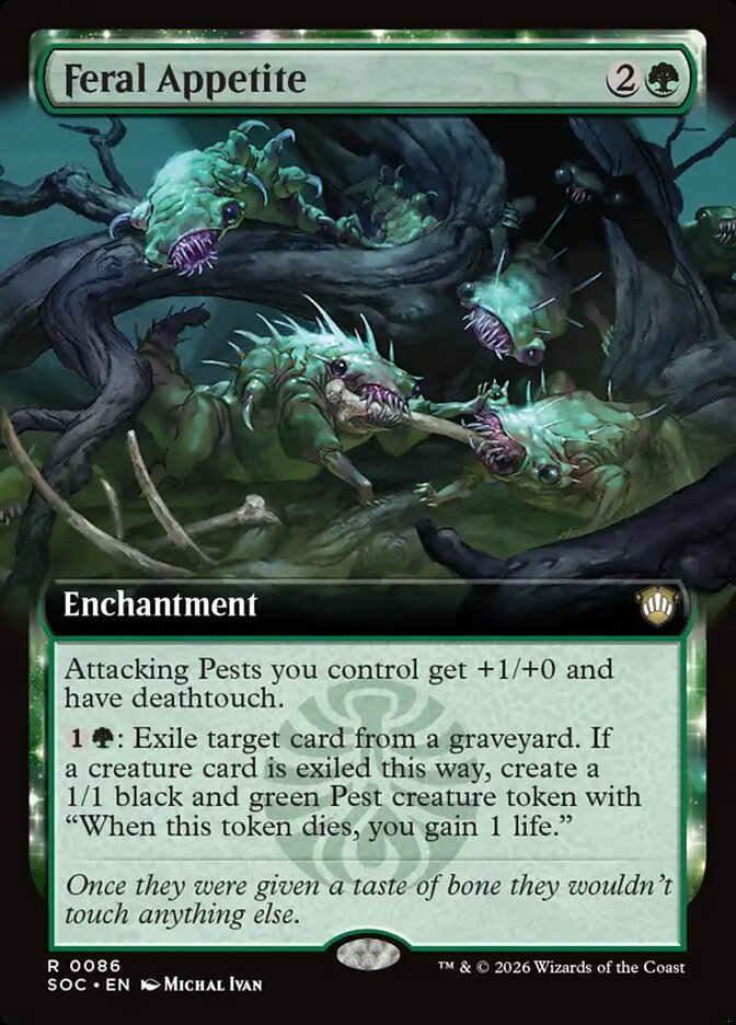 Feral Appetite, Secrets of Strixhaven Commander · 0086