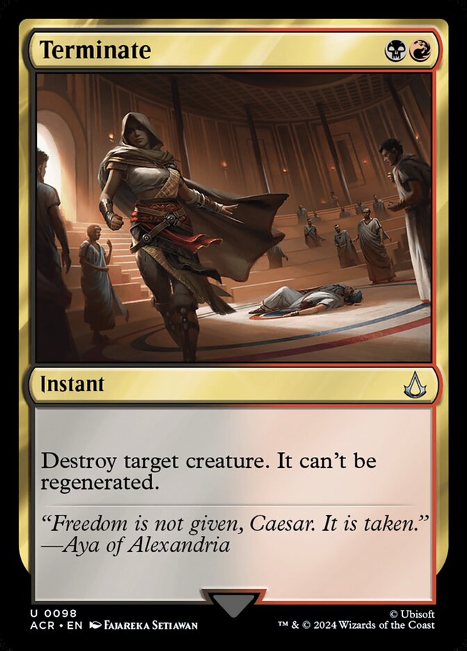 Terminate, Assassin's Creed · 0098