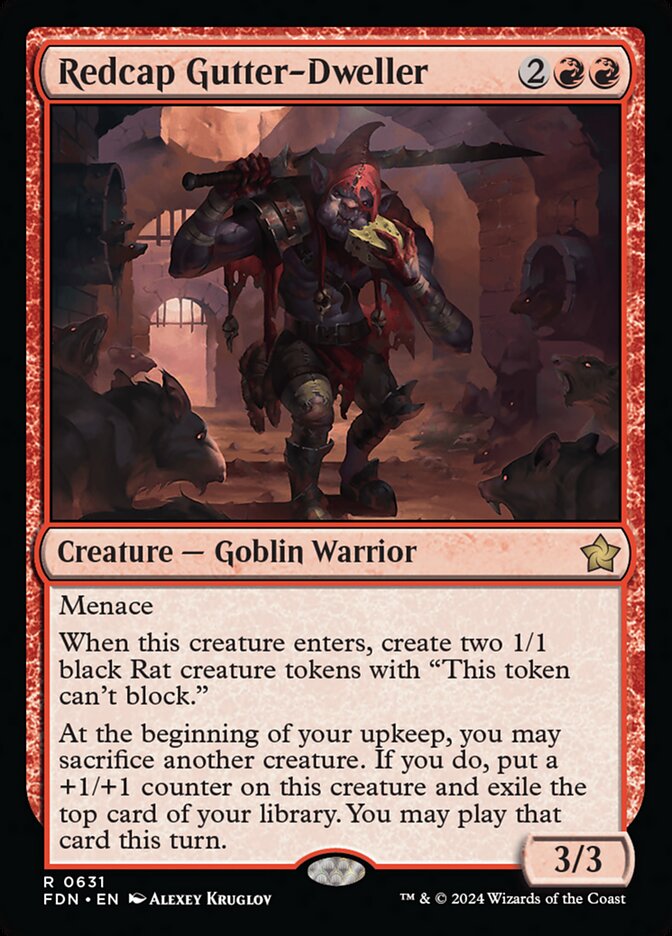 Redcap Gutter-Dweller, Foundations · 0631