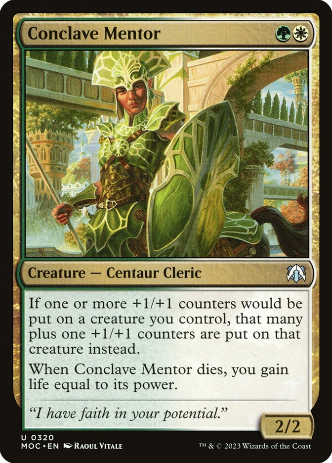 Conclave Mentor, March of the Machine Commander · 0320