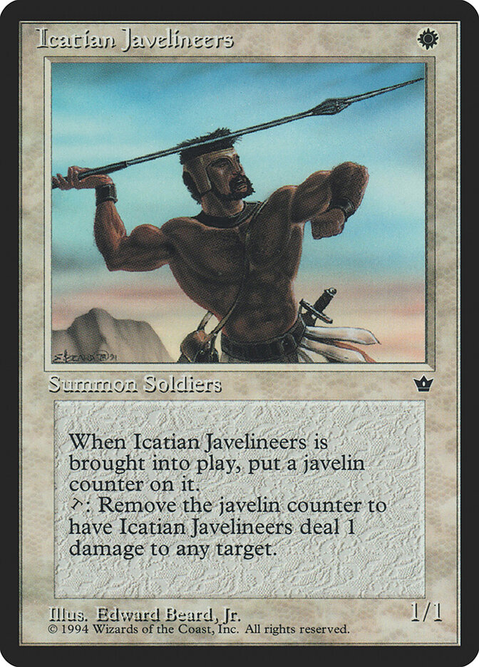 Icatian Javelineers, Fallen Empires · 8b