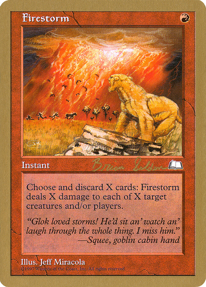 Firestorm, World Championship Decks 1998 · bs101