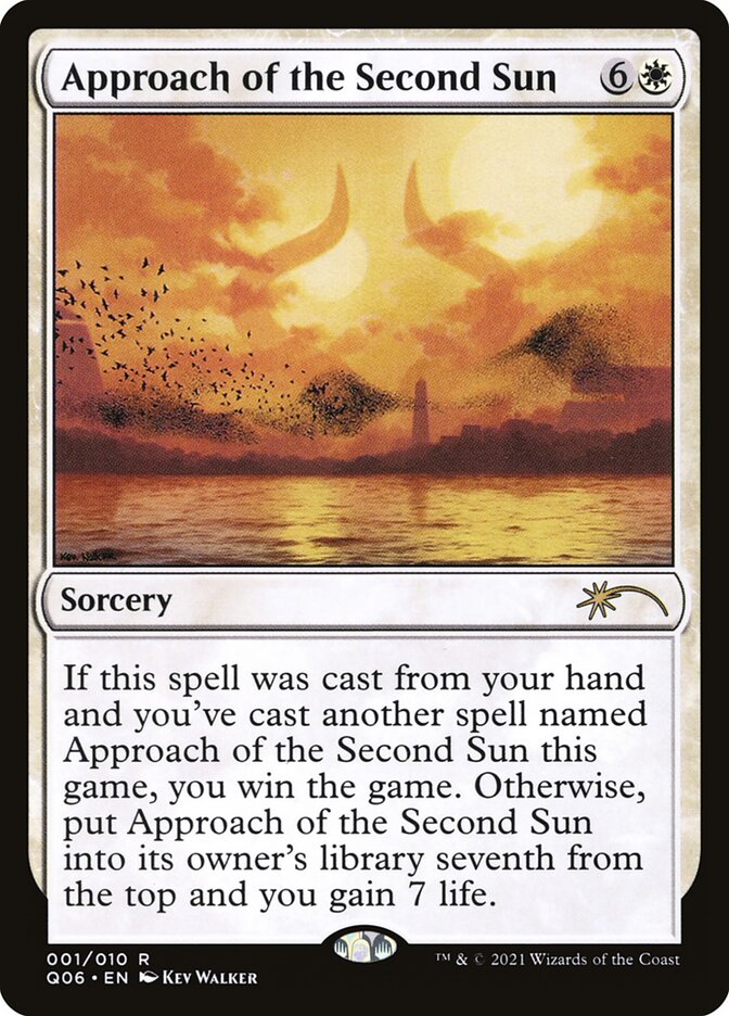 Approach of the Second Sun, Pioneer Challenger Decks 2021 · 001/010