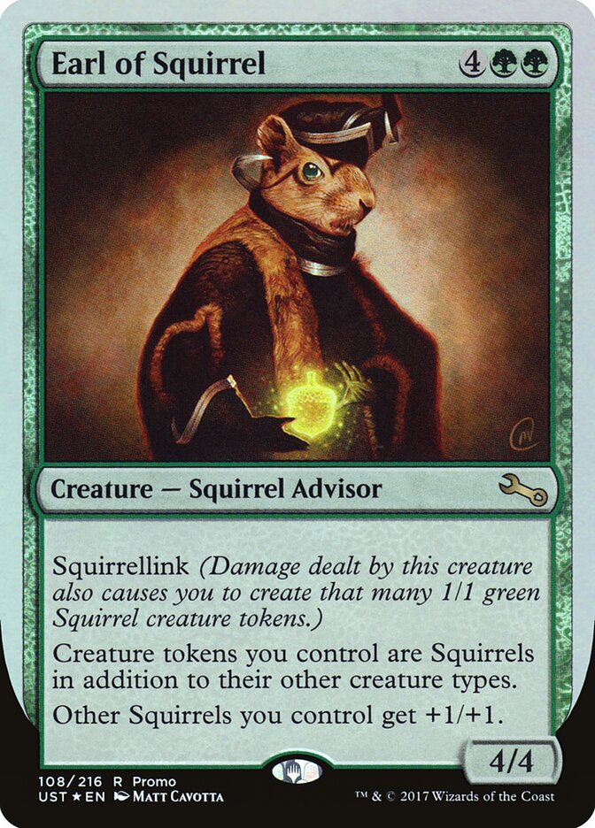 Earl of Squirrel, Unstable Promos · 108/216