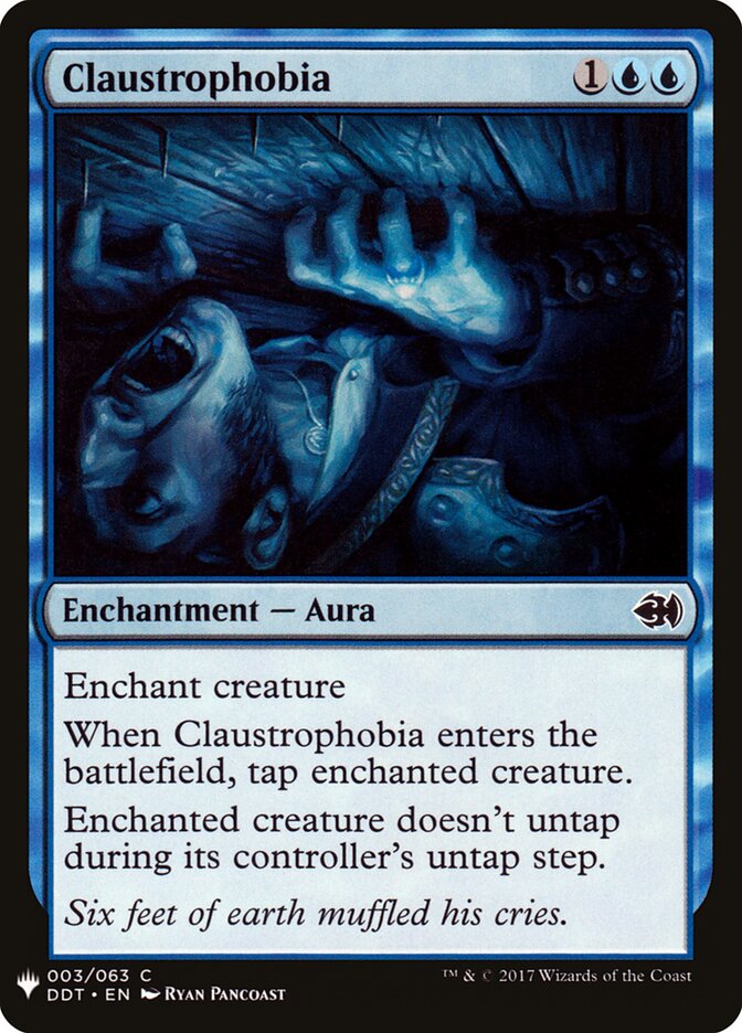 Claustrophobia, The List · ddt-3