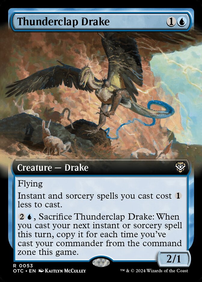 Thunderclap Drake, Outlaws of Thunder Junction Commander · 0053