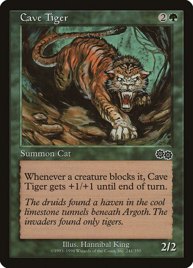 Cave Tiger, Urza's Saga · 241/350
