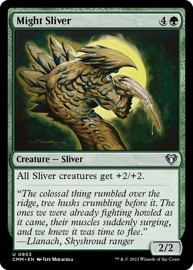 Might Sliver, Commander Masters · 0903