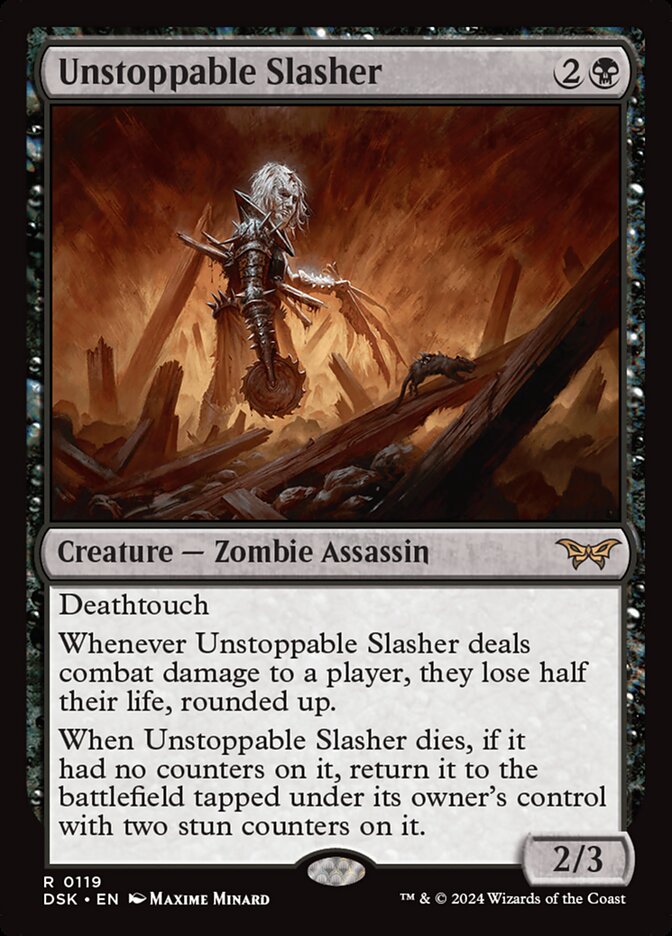 Unstoppable Slasher, Duskmourn: House of Horror · 0119