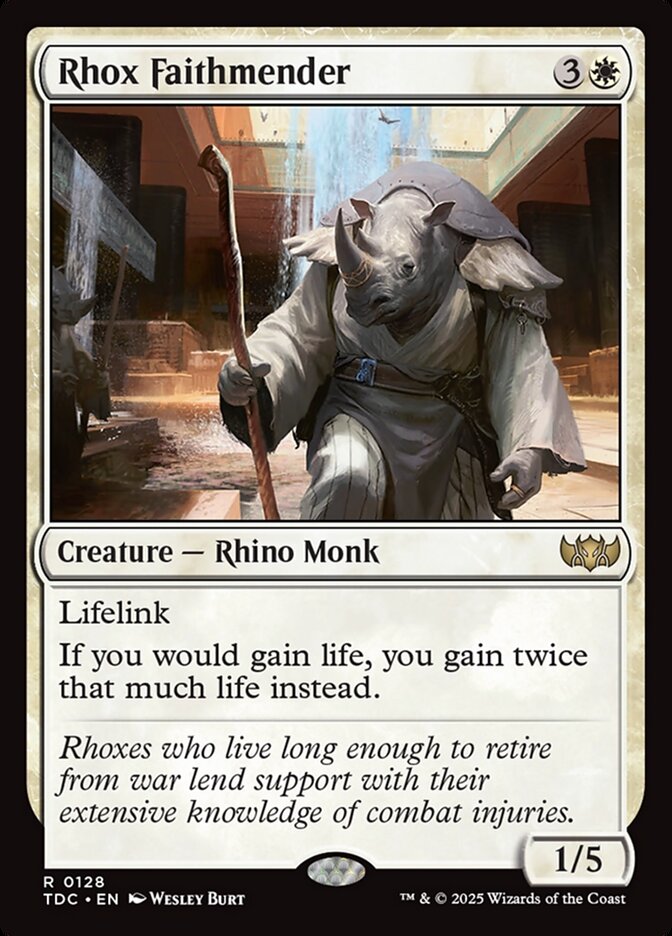 Rhox Faithmender, Tarkir: Dragonstorm Commander · 0128