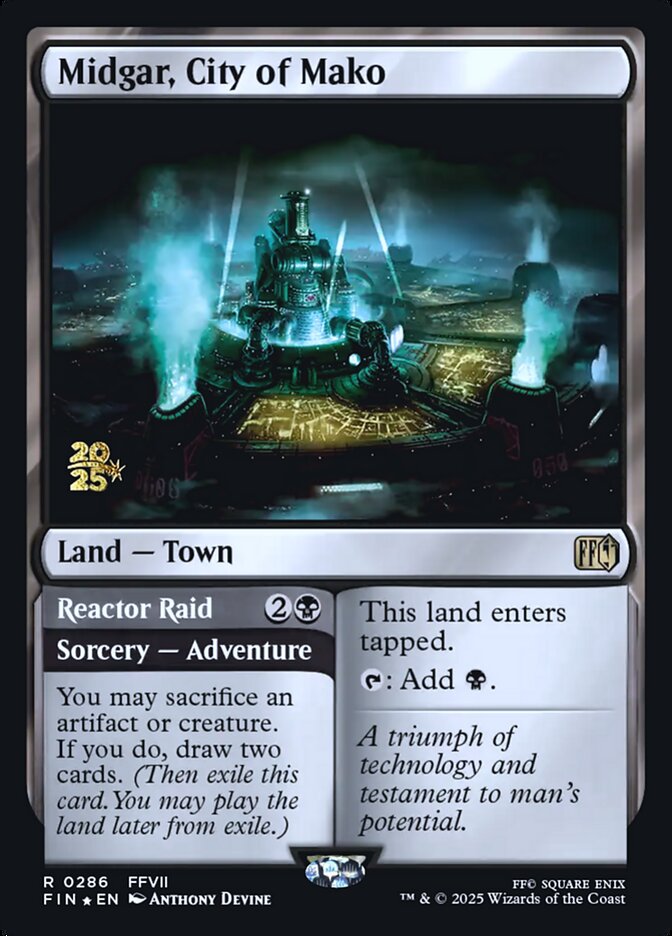 Midgar, City of Mako // Reactor Raid, Final Fantasy Promos · 0286