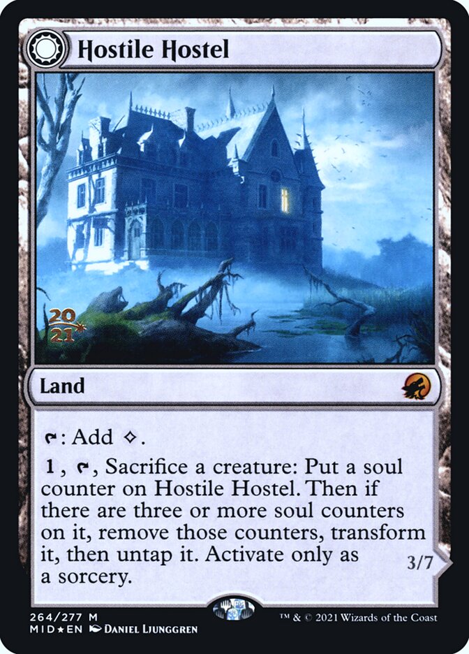 Hostile Hostel // Creeping Inn, Innistrad: Midnight Hunt Promos · 264/277