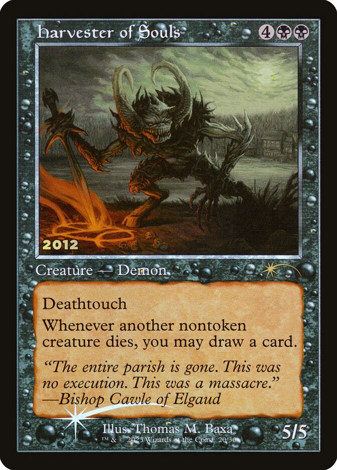 Harvester of Souls, 30th Anniversary Play Promos · 020/594
