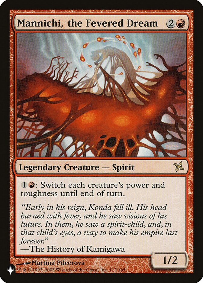 Mannichi, the Fevered Dream, The List · bok-112