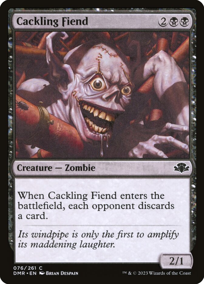 Cackling Fiend, Dominaria Remastered · 076/261