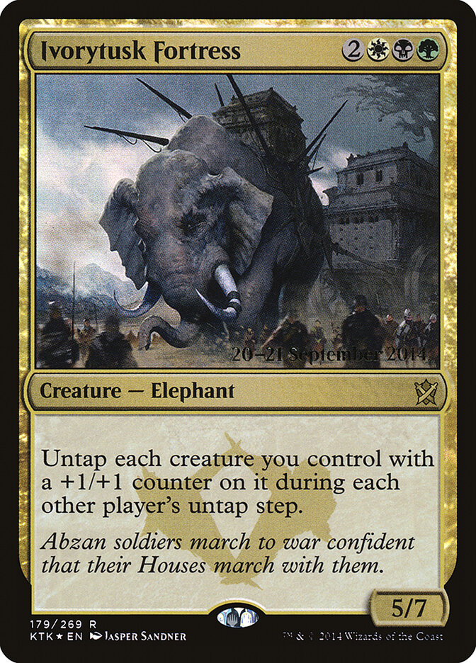 Ivorytusk Fortress, Khans of Tarkir Promos · 179/269
