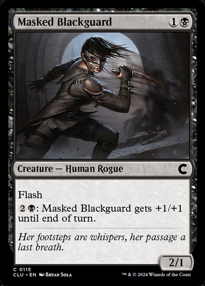 Masked Blackguard, Ravnica: Clue Edition · 0115