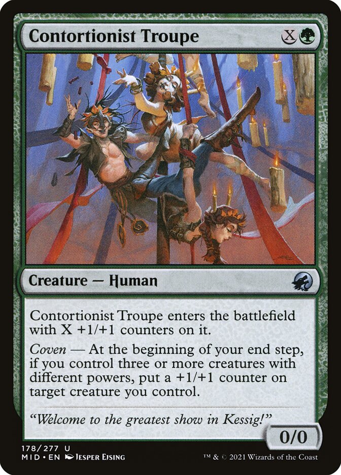 Contortionist Troupe, Innistrad: Midnight Hunt · 178/277