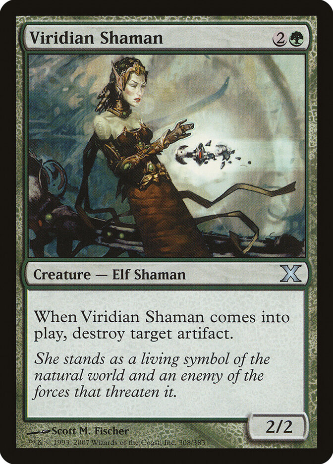 Viridian Shaman, Tenth Edition · 308/383