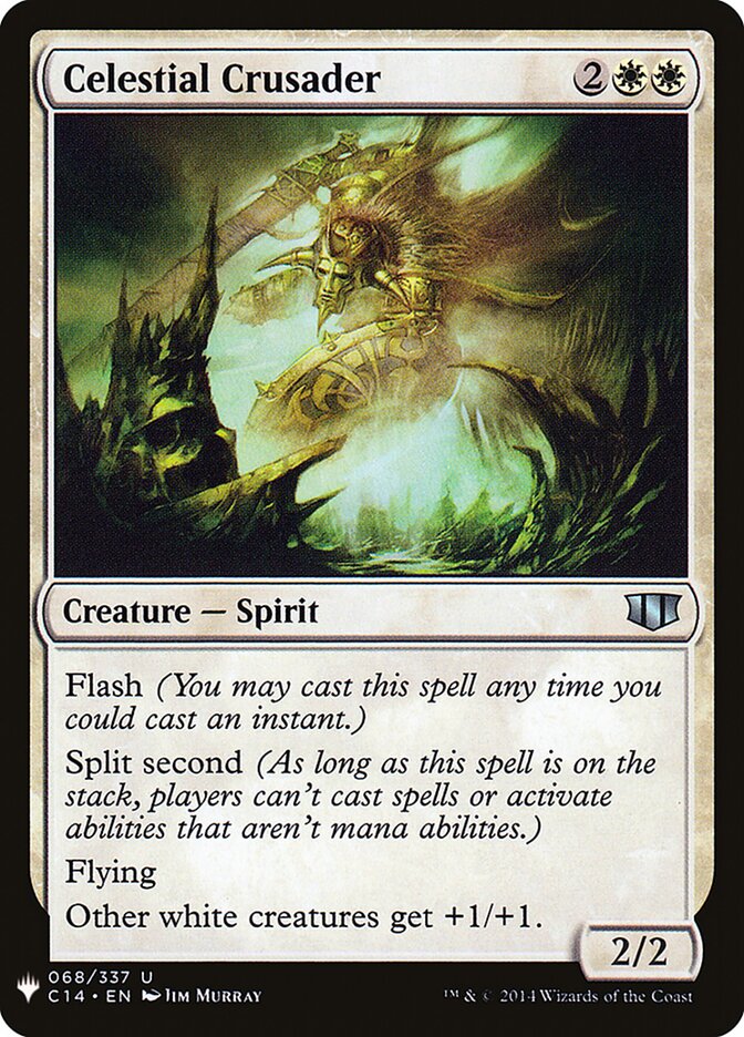 Celestial Crusader, The List · c14-68