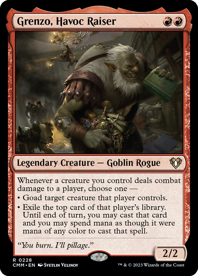 Grenzo, Havoc Raiser, Commander Masters · 0228
