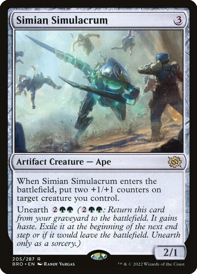 Simian Simulacrum, The Brothers' War · 205/287