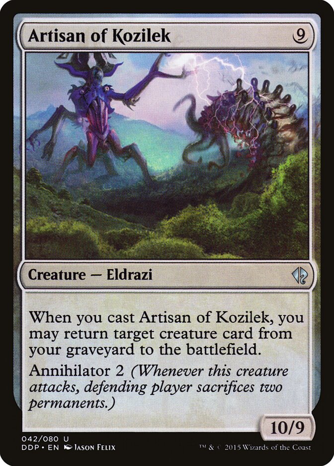 Artisan of Kozilek, Duel Decks: Zendikar vs. Eldrazi · 042/080