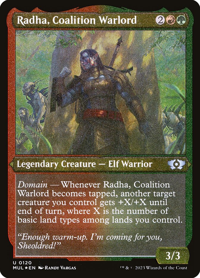 Radha, Coalition Warlord, Multiverse Legends · 0120