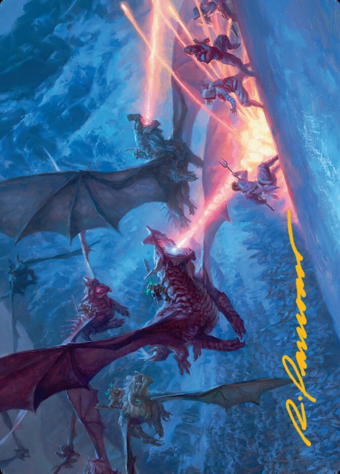 Dragonback Assault // Dragonback Assault, Tarkir: Dragonstorm Art Series · 0022