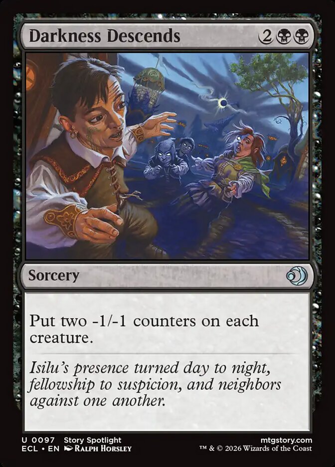 Darkness Descends, Lorwyn Eclipsed · 0097