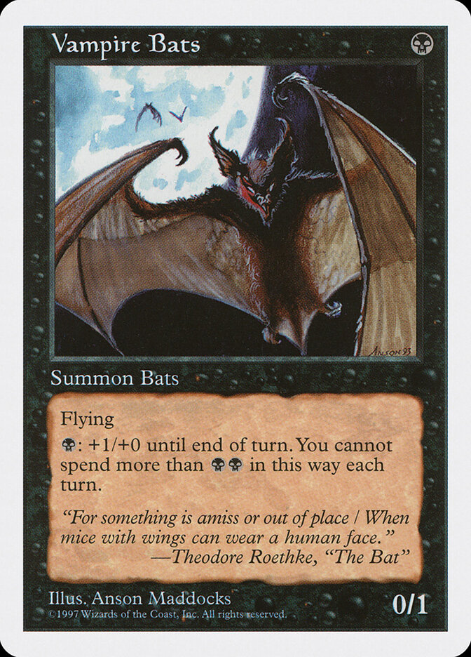 Vampire Bats, Fifth Edition · 202