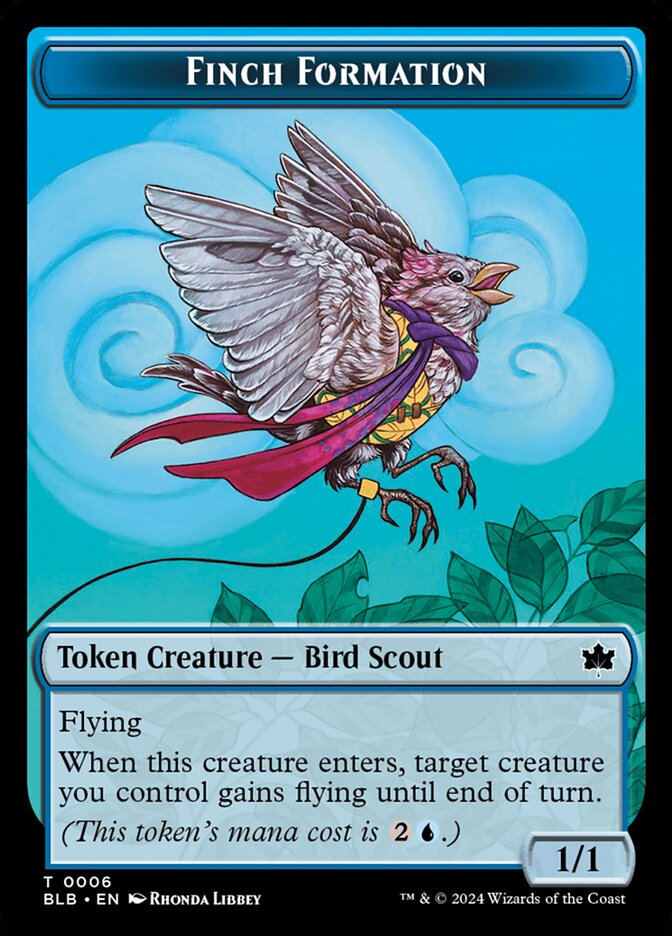 Finch Formation, Bloomburrow Tokens · 0006