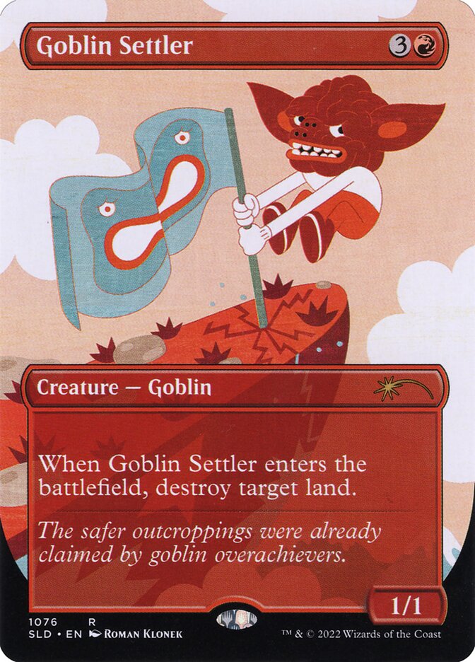 Goblin Settler, Secret Lair Drop · 1076