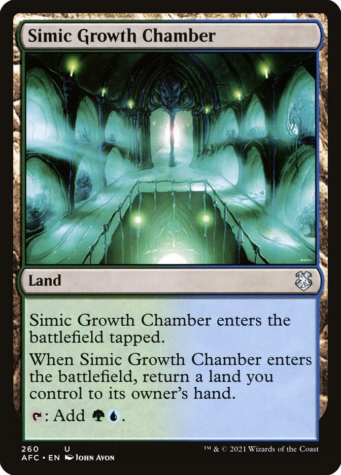 Simic Growth Chamber, Forgotten Realms Commander · 260